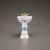 Waschbecken blaue Schleife