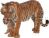 Tiger mit Junges im Maul
