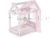 Baldachin-Puppenbett aus Holz 55028
