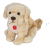 Hermann, Golden Retriever sitzend 25 cm