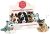 Hund sitzend 4 verschiedene 15 cm