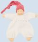 Nanchen Schlafpüppchen rot  27 cm