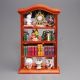 Bücherschrank Miniatur gefüllt 1715