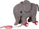 Strick Elefant auf Holzrollen groß 