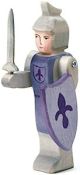 Ritter stehend blau