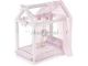 Baldachin-Puppenbett aus Holz 55028