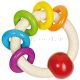 Holzgreifling Regenbogenringe