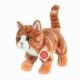Katze stehend rot 20 cm