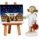Flade Engel m Adventskalender