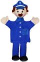 Polizist 30cm blau
