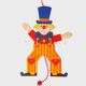 Hampelclown 30 cm