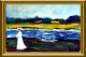 Carlotta Torelli, Frau am Fluss (Original in Acryl)