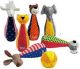 Kegelspiel mit Stofffiguren