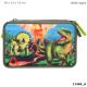 Dino World 3-fach Federtasche mit LED 11460