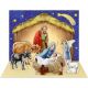 Mini-Weihnachtskrippe Pop-up Schachtel