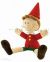 Pinocchio Stofffigur ca 38 cm